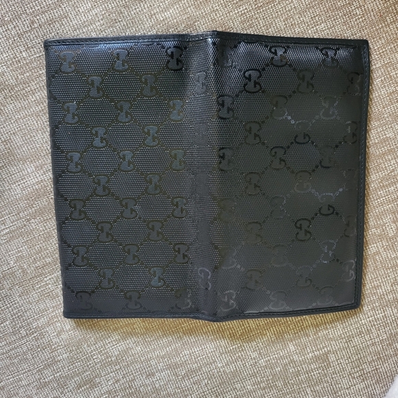 Gucci Long Wallet in Black Imprime Canvas - Picture 11 of 12